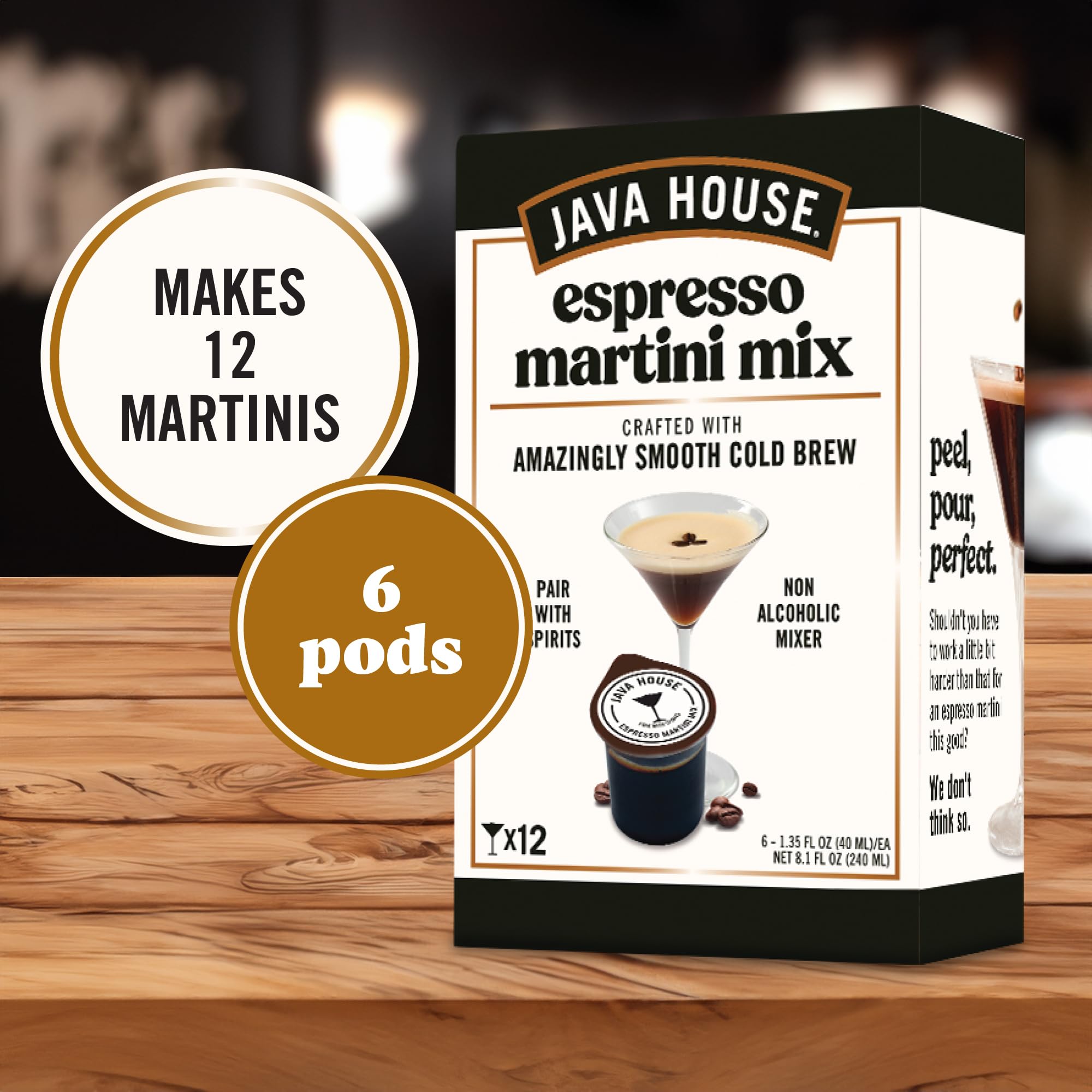 Java House hot or iced serving idea for versatile drinks.