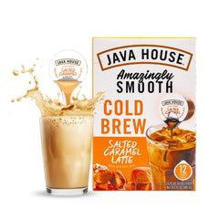 Java House Salted Caramel Latte pod pack for home use