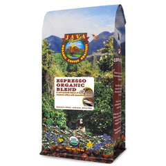 Java Planet low acid coffee whole beans for versatile brewing and rich crema.