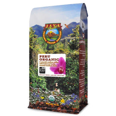 Java Planet low acid organic coffee beans ready for grinding and brewing.