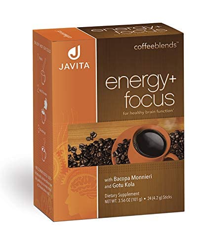 Javita bottle pour action captured during a morning routine