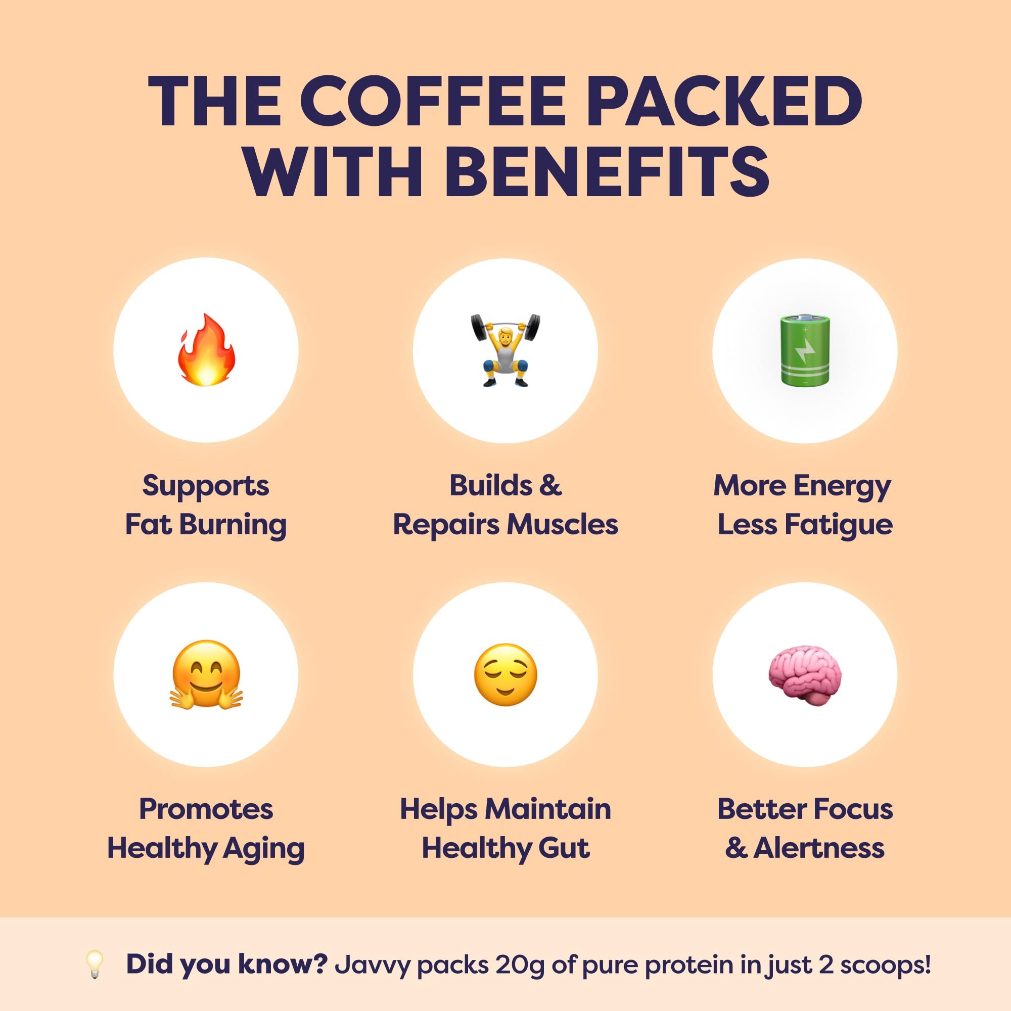 Javvy Caramel Protein Iced Coffee packaging closeup emphasizes zero artificial flavors and added sugar.