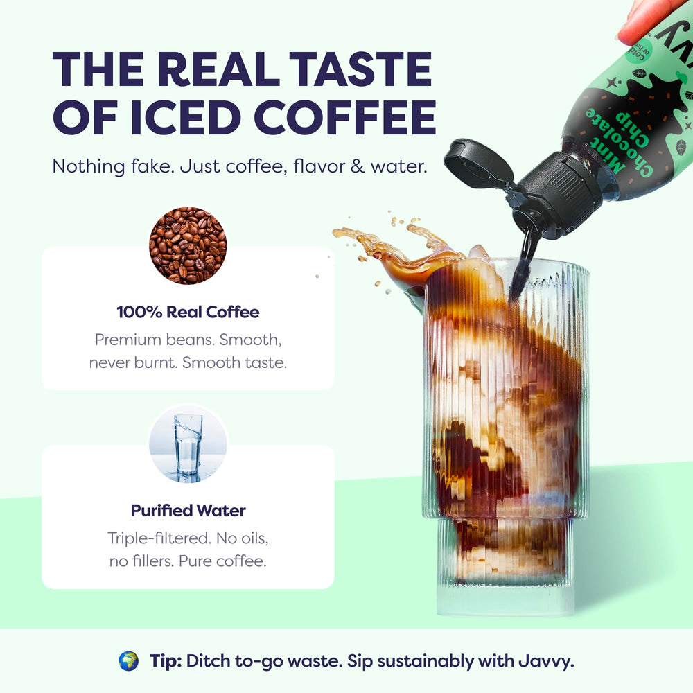 Javvy 35-serving bottle highlighting value per cup