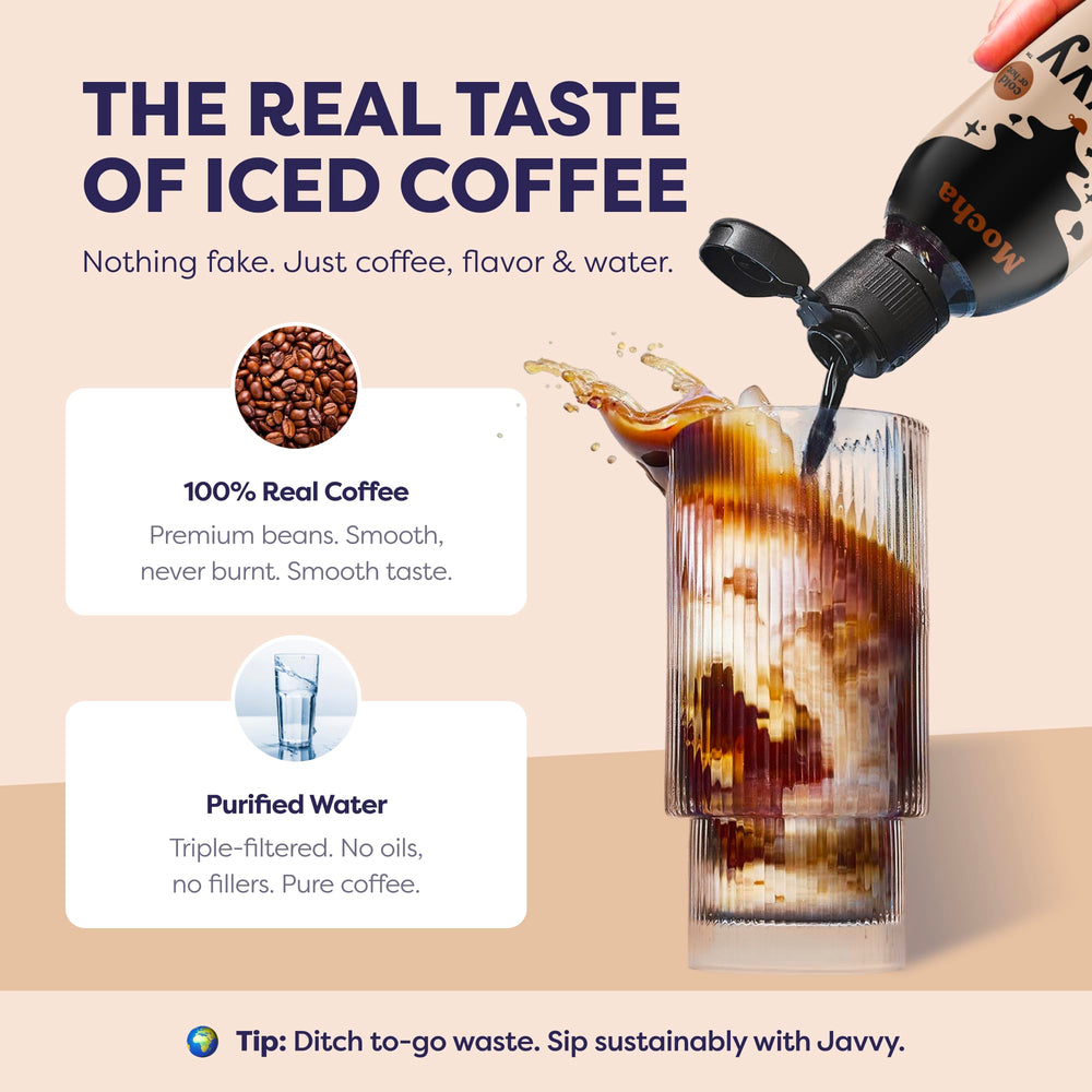 Javvy 35 servings per bottle illustrates strong value for everyday coffee routines