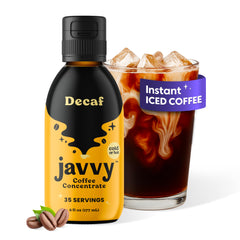 Javvy Coffee Concentrate for cold brew on ice delivering smooth flavor and refreshment
