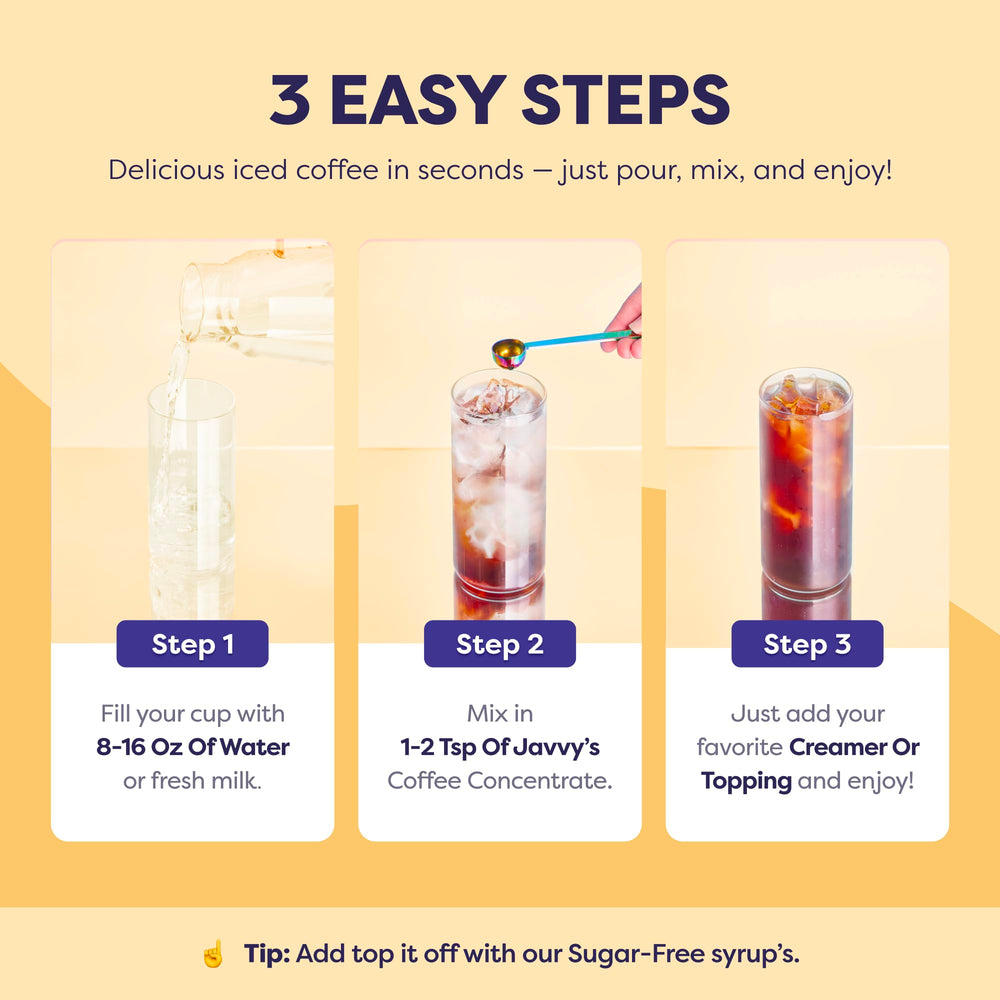 Javvy packaging shows limited release flavors and value.