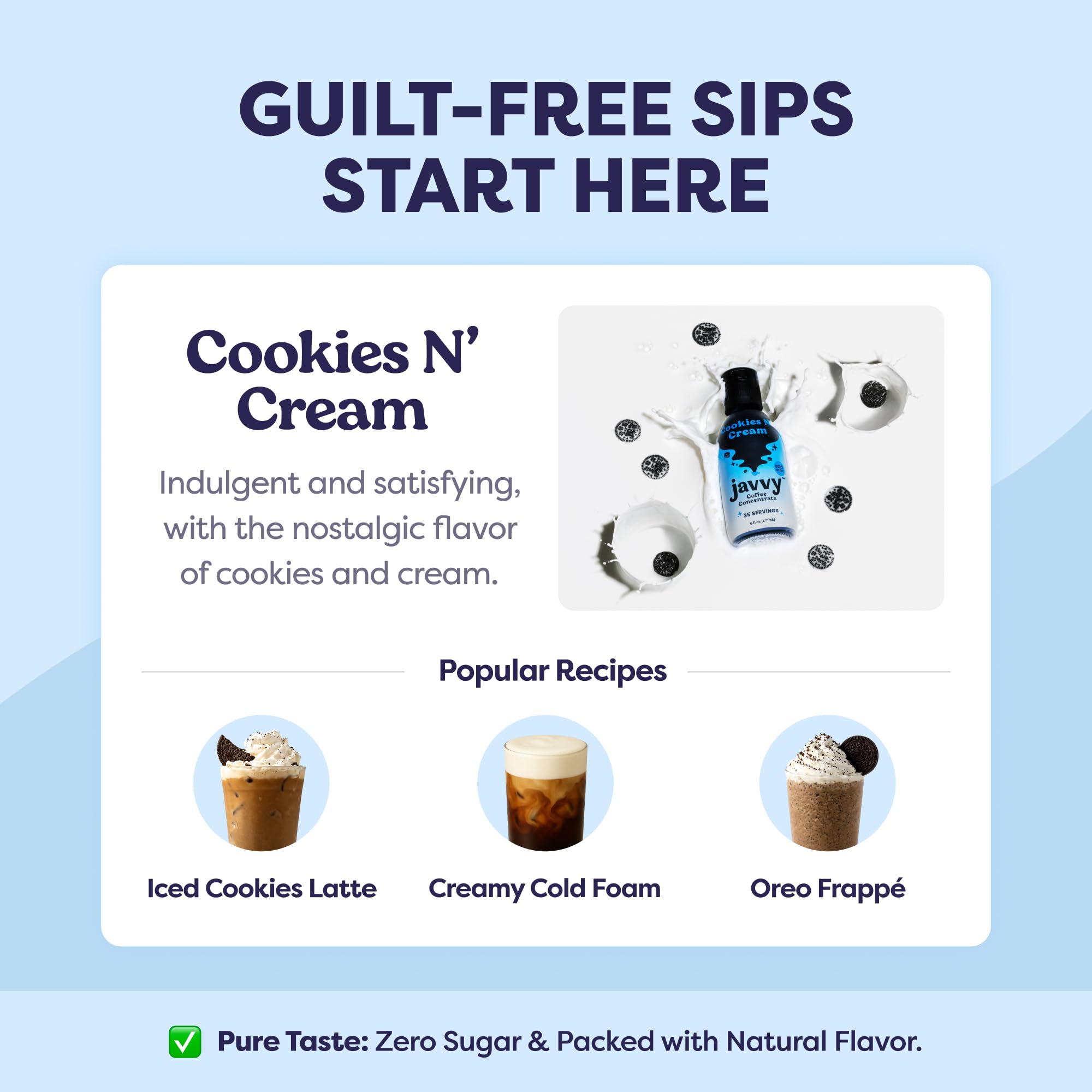 Assorted Javvy coffee concentrate flavors highlighting variety for personalized coffee