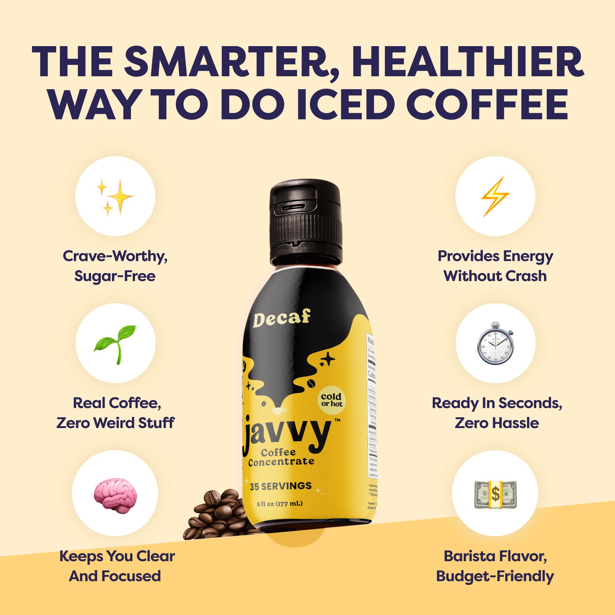 Javvy Coffee Concentrate flavor variety offering five flavor options