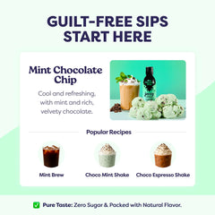 Javvy hot coffee serving with mint chocolate chip concentrate