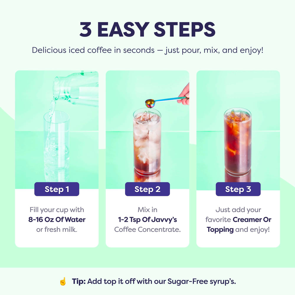 Javvy bottle label design emphasizing premium quality and transparency
