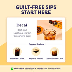 Javvy Coffee Concentrate latte foam for a creamy at-home drink