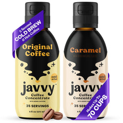Javvy Coffee Concentrate Original bottle for hot or iced drinks