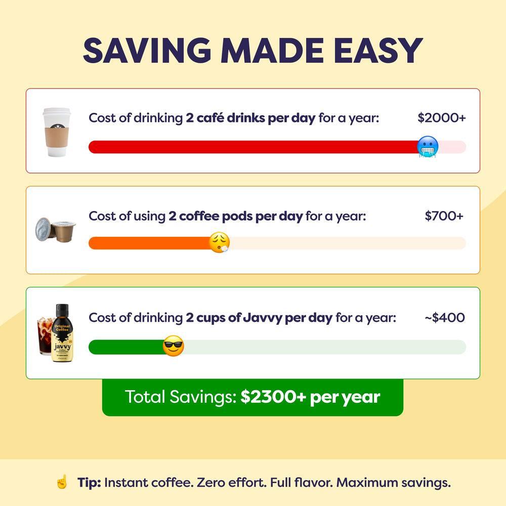 Javvy concentrate for cold brew setup with bold, smooth finish