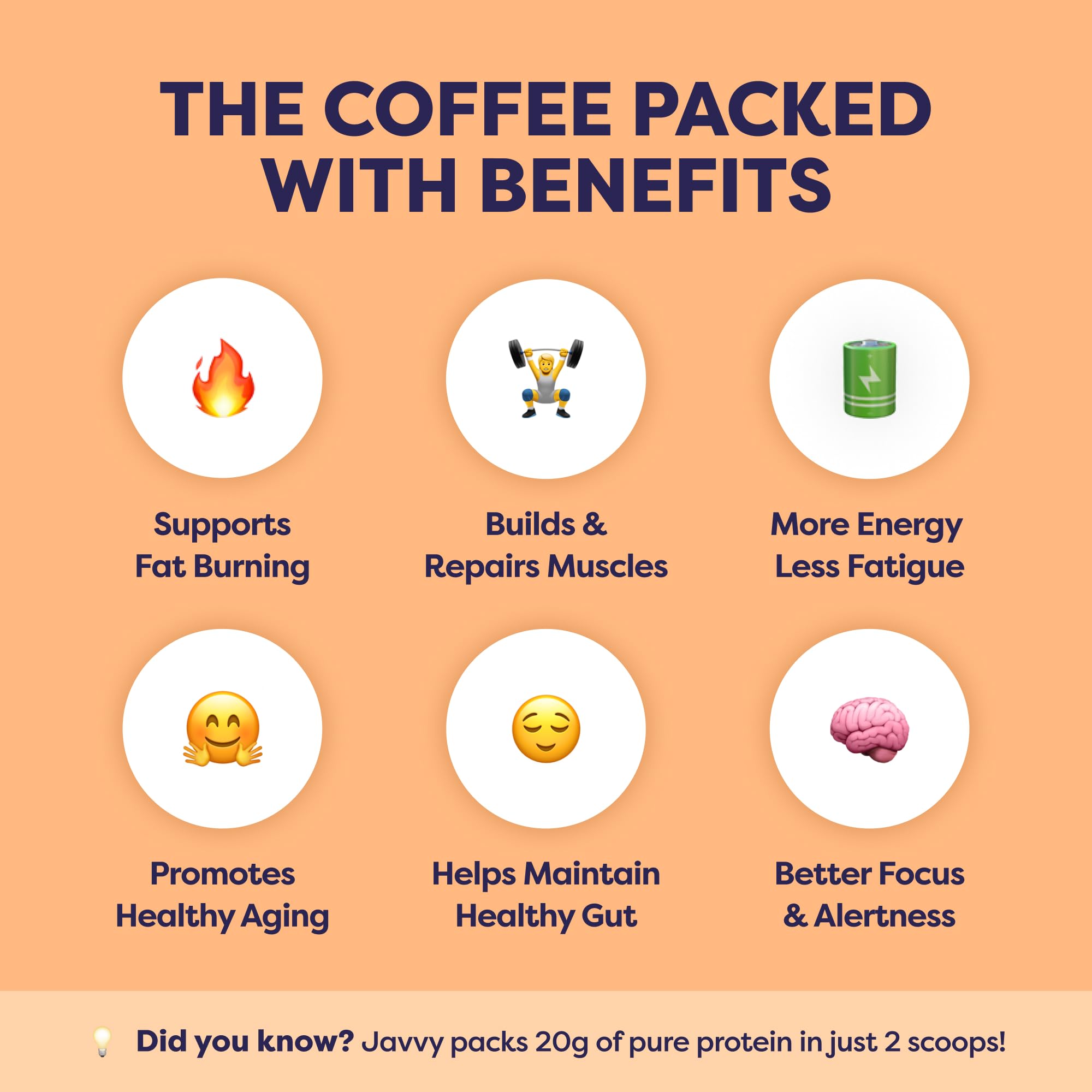 Javvy Iced Cinnamon Roll Protein Coffee glass with ice for refreshing energy