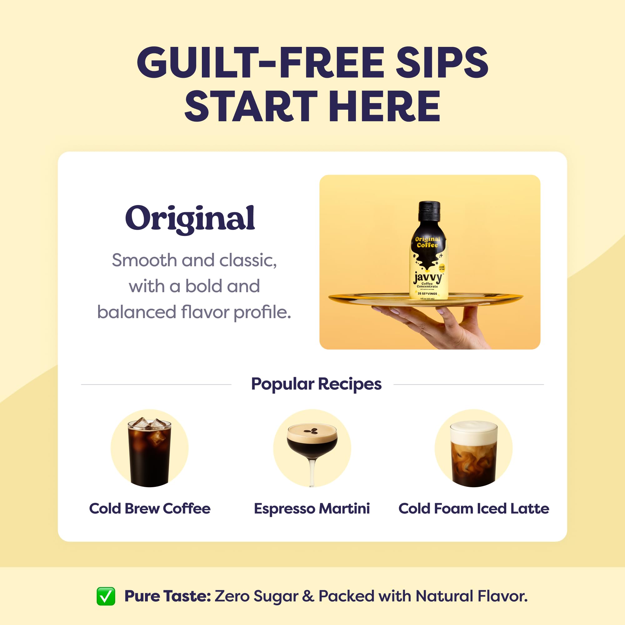 Javvy Original concentrate pour showcases convenient self-serve flavor control