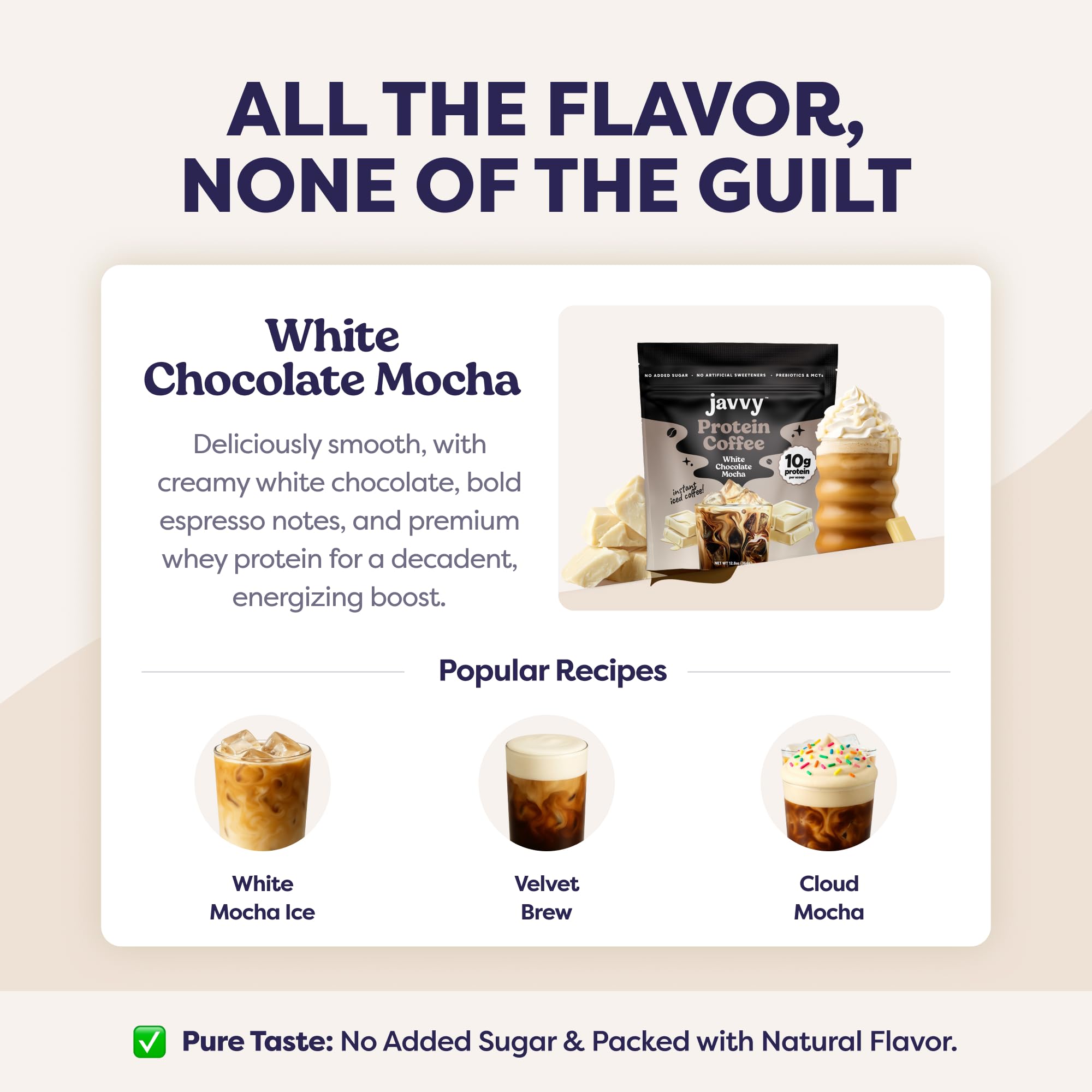 Javvy portable packaging for convenient on-the-go iced coffee.