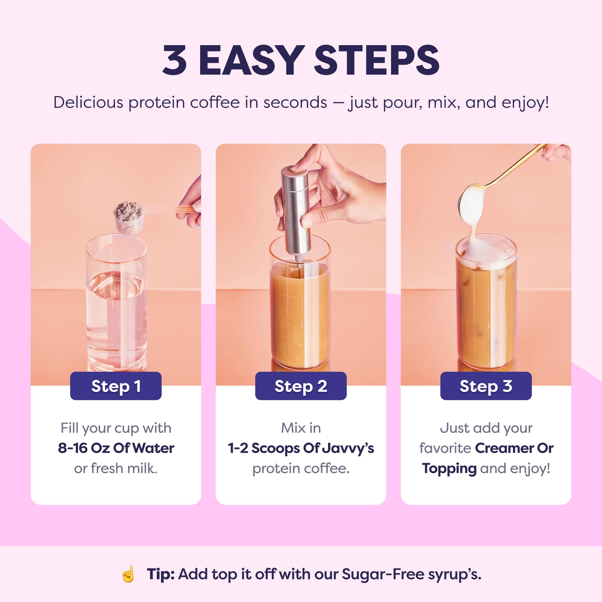 Javvy Prebiotics Icon signals gut-friendly wellness in every serving.