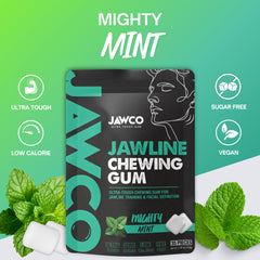 JAWCO 15x-harder gum closeup demonstrates rugged texture for targeted masseter workouts