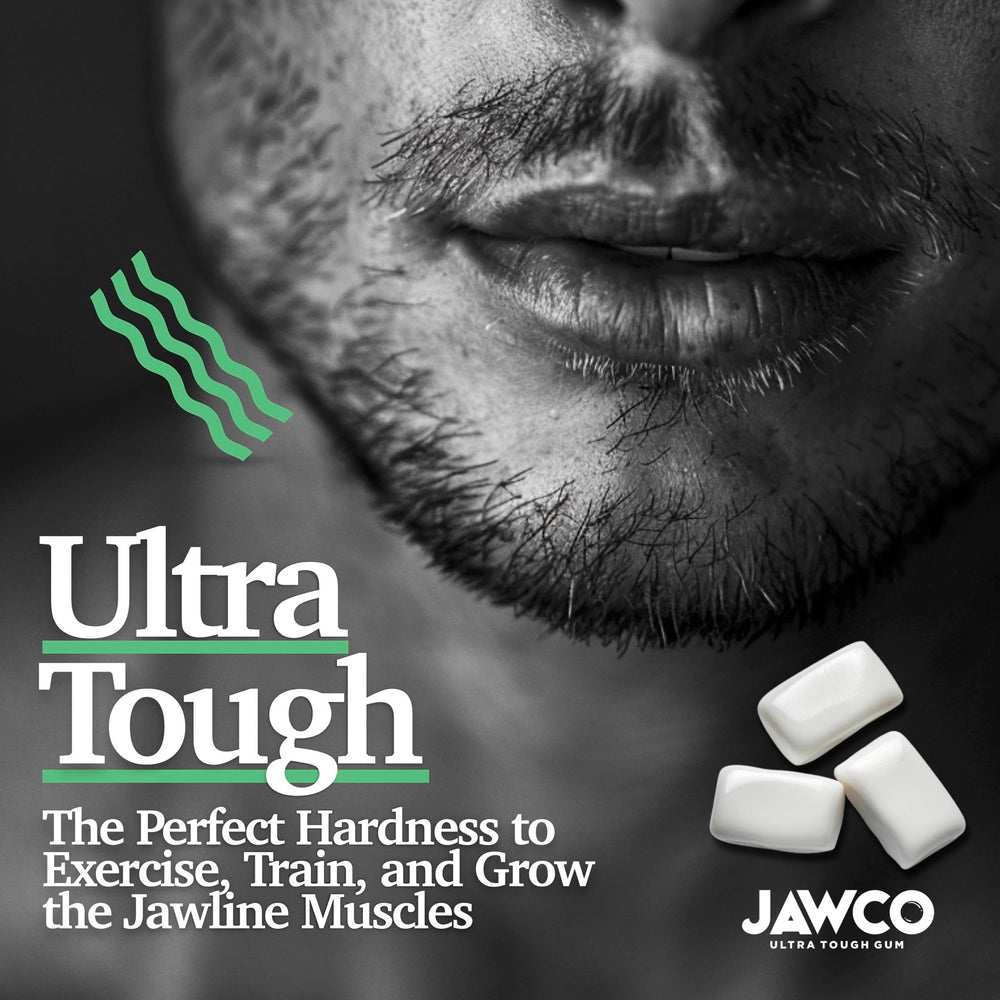 JAWCO daily face-training 35-pieces display suggests compact bite-sized workouts