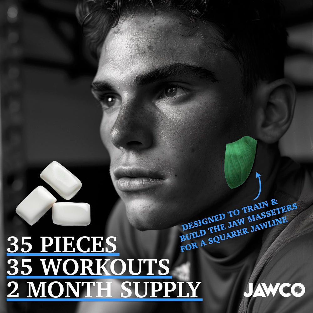 JAWCO daily facial-training 35-piece pack supports consistent routines.