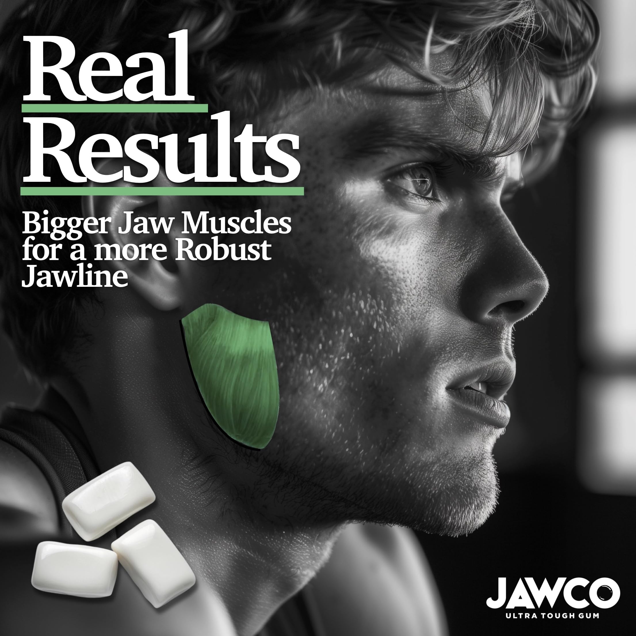 JAWCO 35-piece daily workout pack promotes consistent jaw training.
