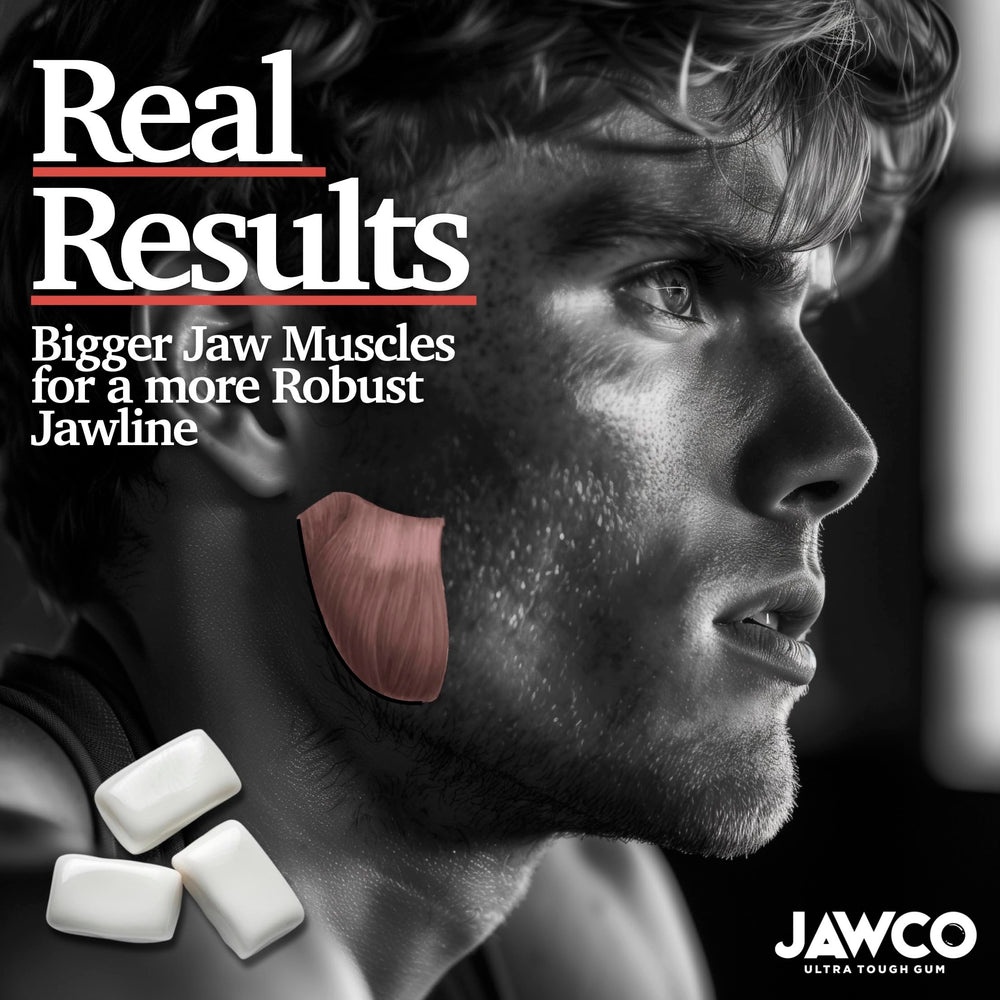 JAWCO desk-side chew session image demonstrates quick facial training moments.
