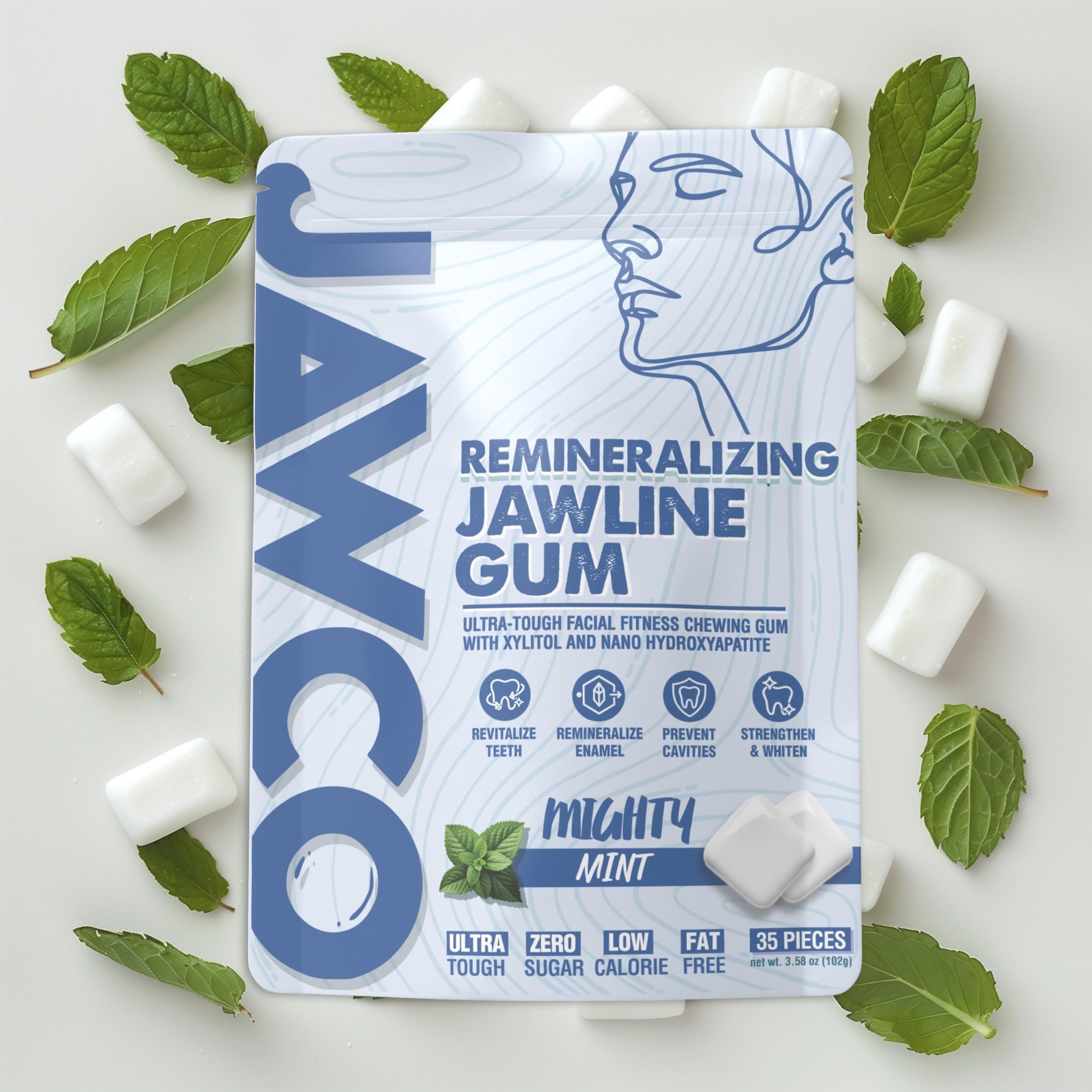 JAWCO enamel-balance support helps maintain oral balance with regular use.