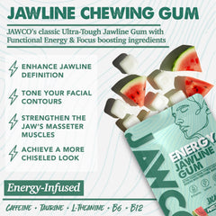 JAWCO front packaging hero emphasizes nootropic energy on demand.