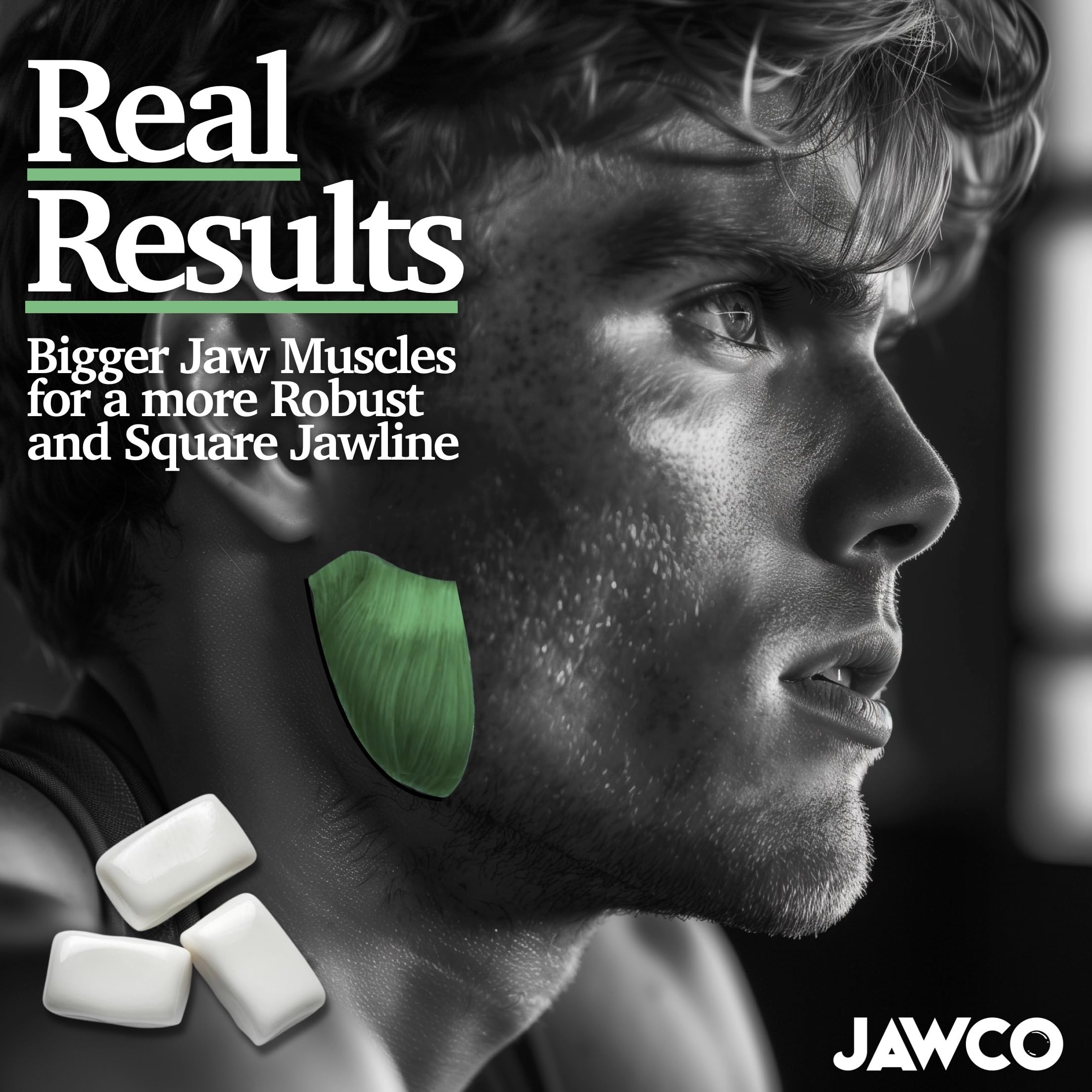JAWCO hands using the pack demonstrates a quick daily chew routine.