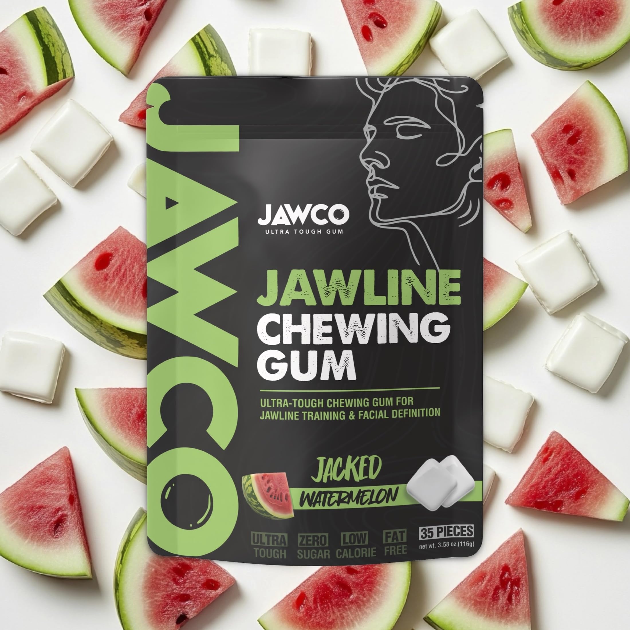 JAWCO jacked watermelon flavor piece shows convenient, on-the-go training