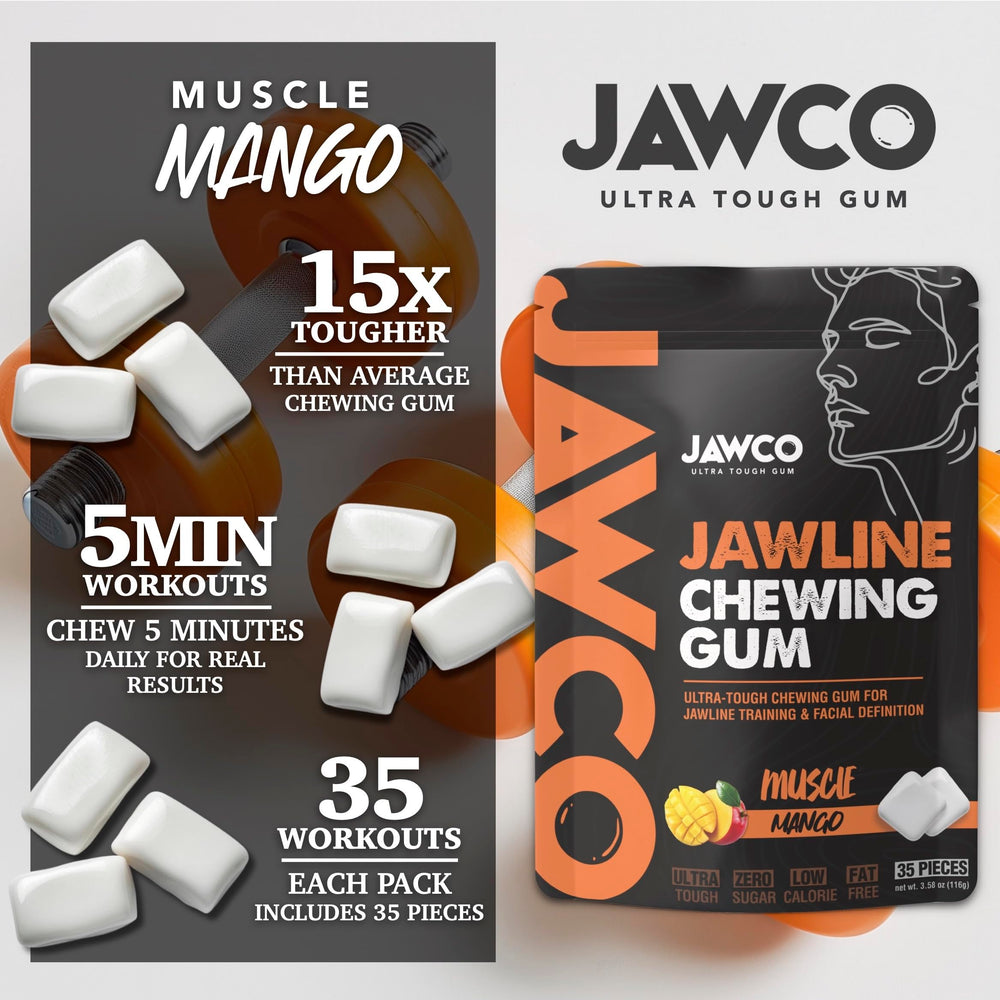 Close-up of JAWCO chew piece demonstrating natural chewing motion.