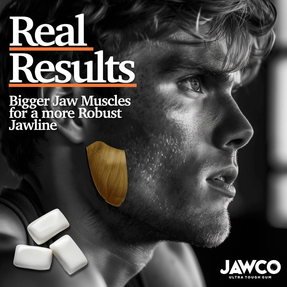 Mango-flavored JAWCO chew close-up with refreshing taste.