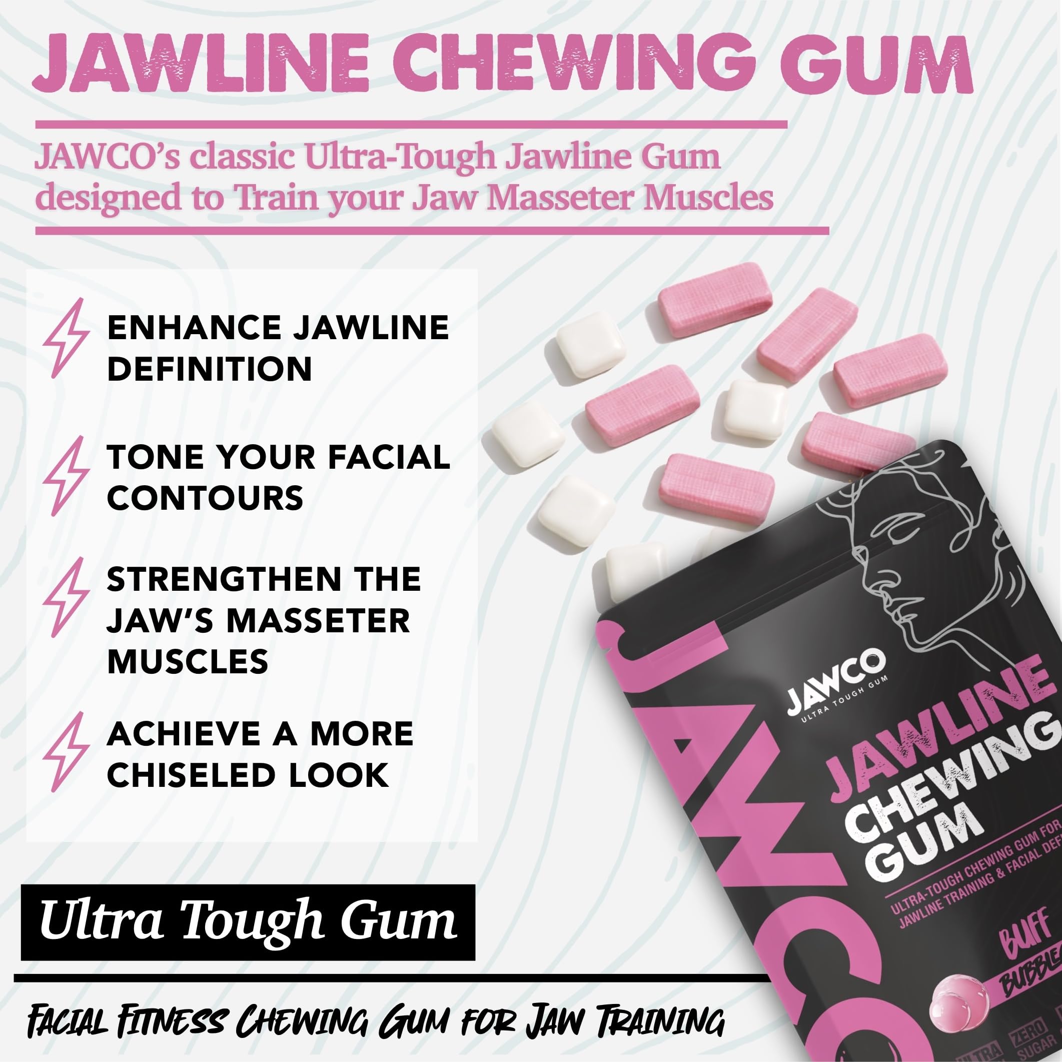 JAWCO Masseter Muscle Workout demonstrates targeted engagement.