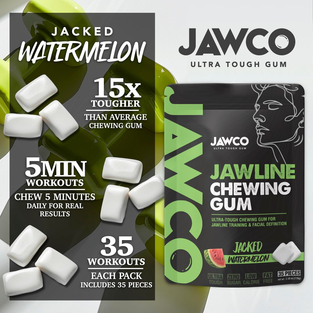 JAWCO natural mastication design highlights chewing with primary jaw muscles engaged