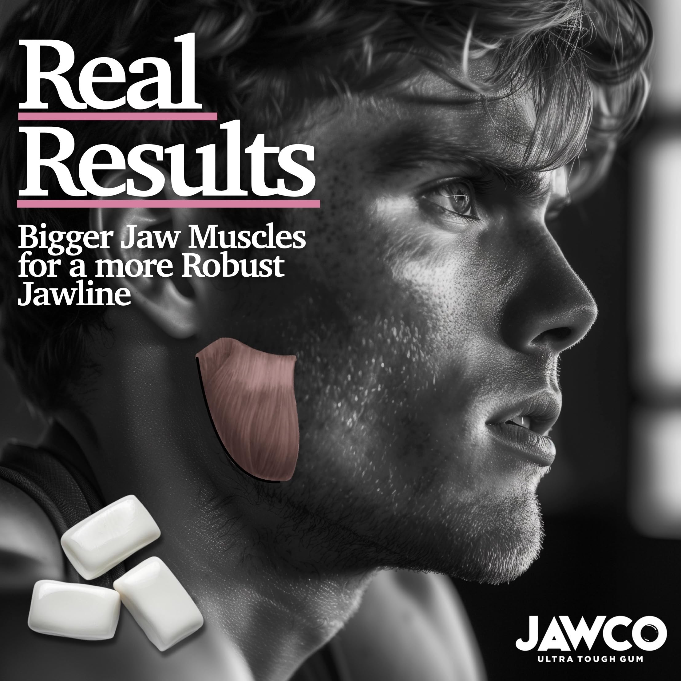 JAWCO Pack Open On Table shows easy access to training gum.