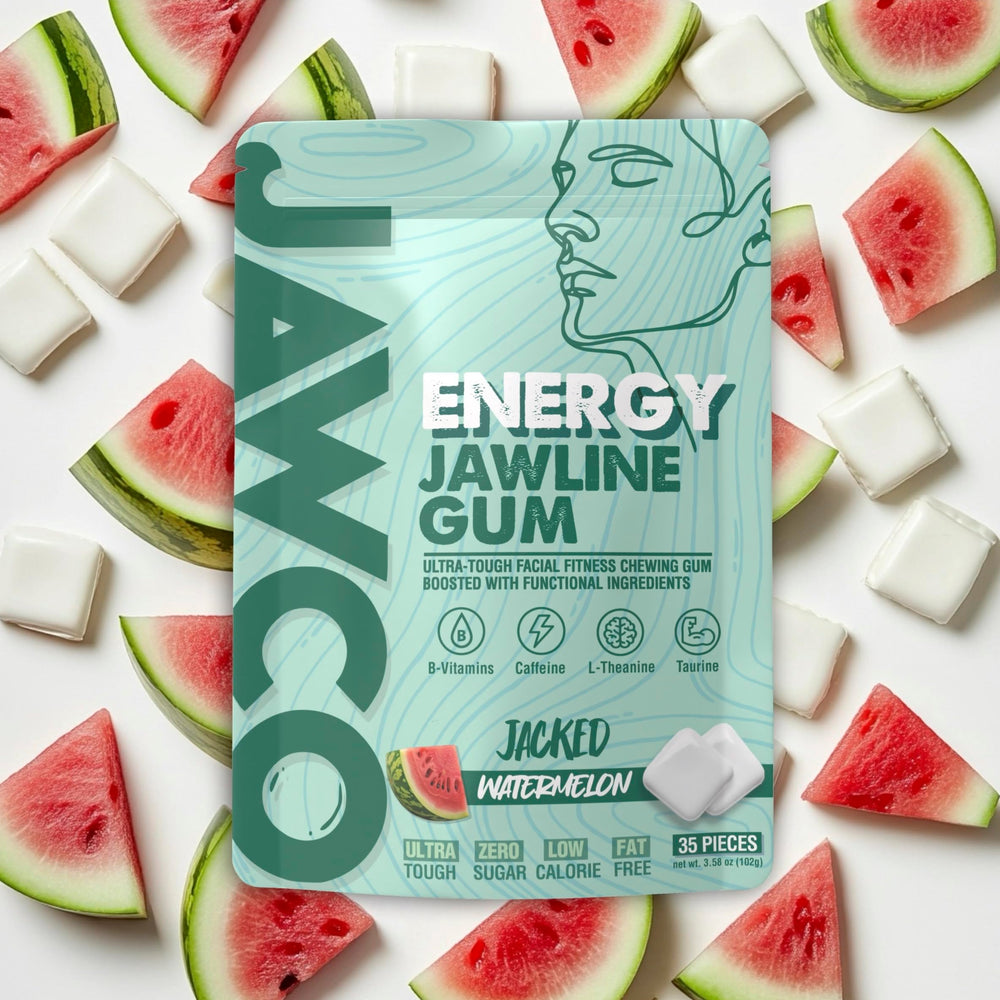 JAWCO watermelon flavor close-up highlights refreshing taste and bite.