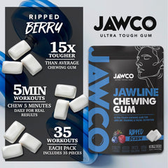 JAWCO resistance-chew design highlights natural chewing pattern and jaw muscle engagement.
