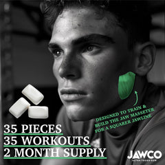 JAWCO sugar-free vegan gum with no aspartame promotes a clean formula