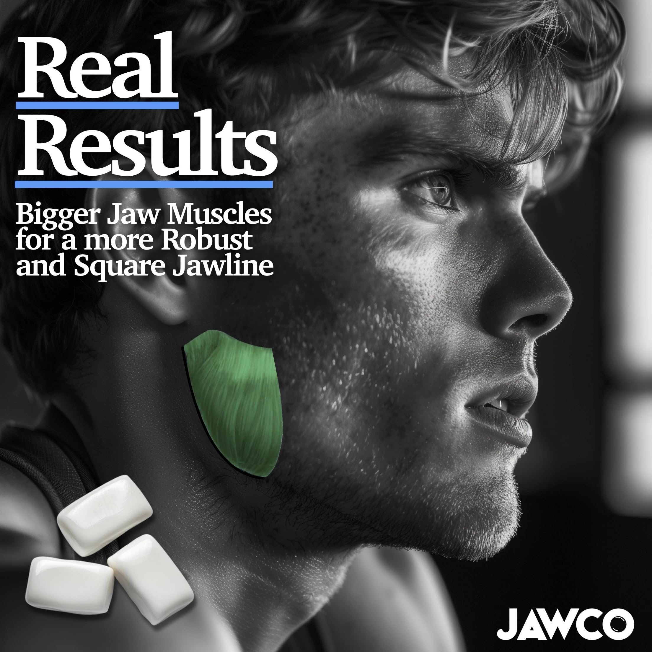 JAWCO sugar-free xylitol gum for a clean, refreshing chew.