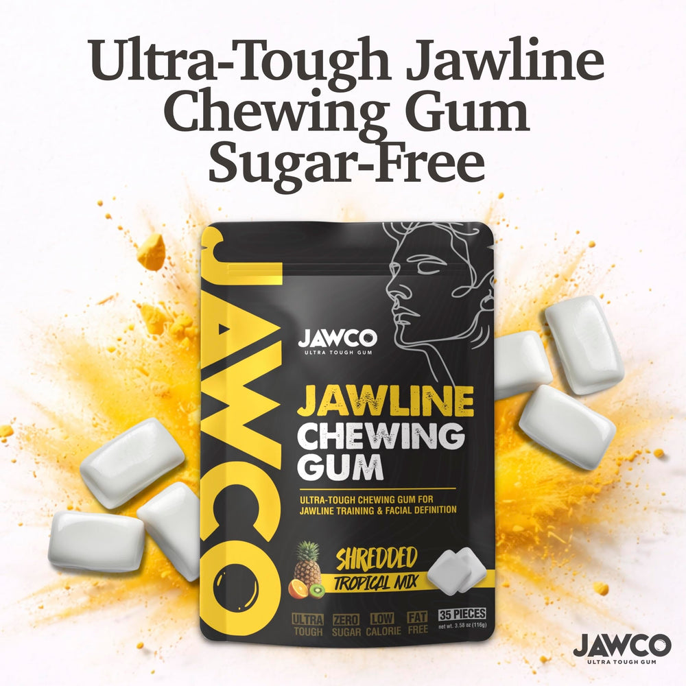 JAWCO travel-pack format showcases on-the-go jawline training anywhere