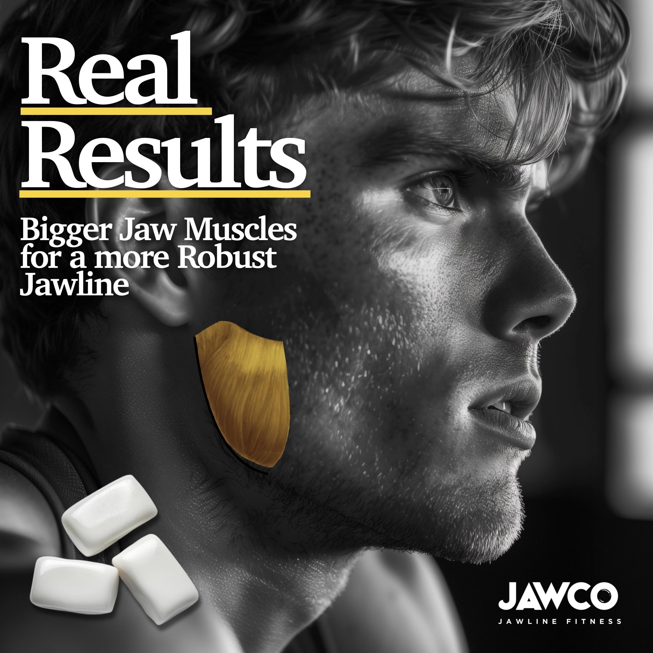 JAWCO tropical flavor texture evokes refreshing chewing during workouts