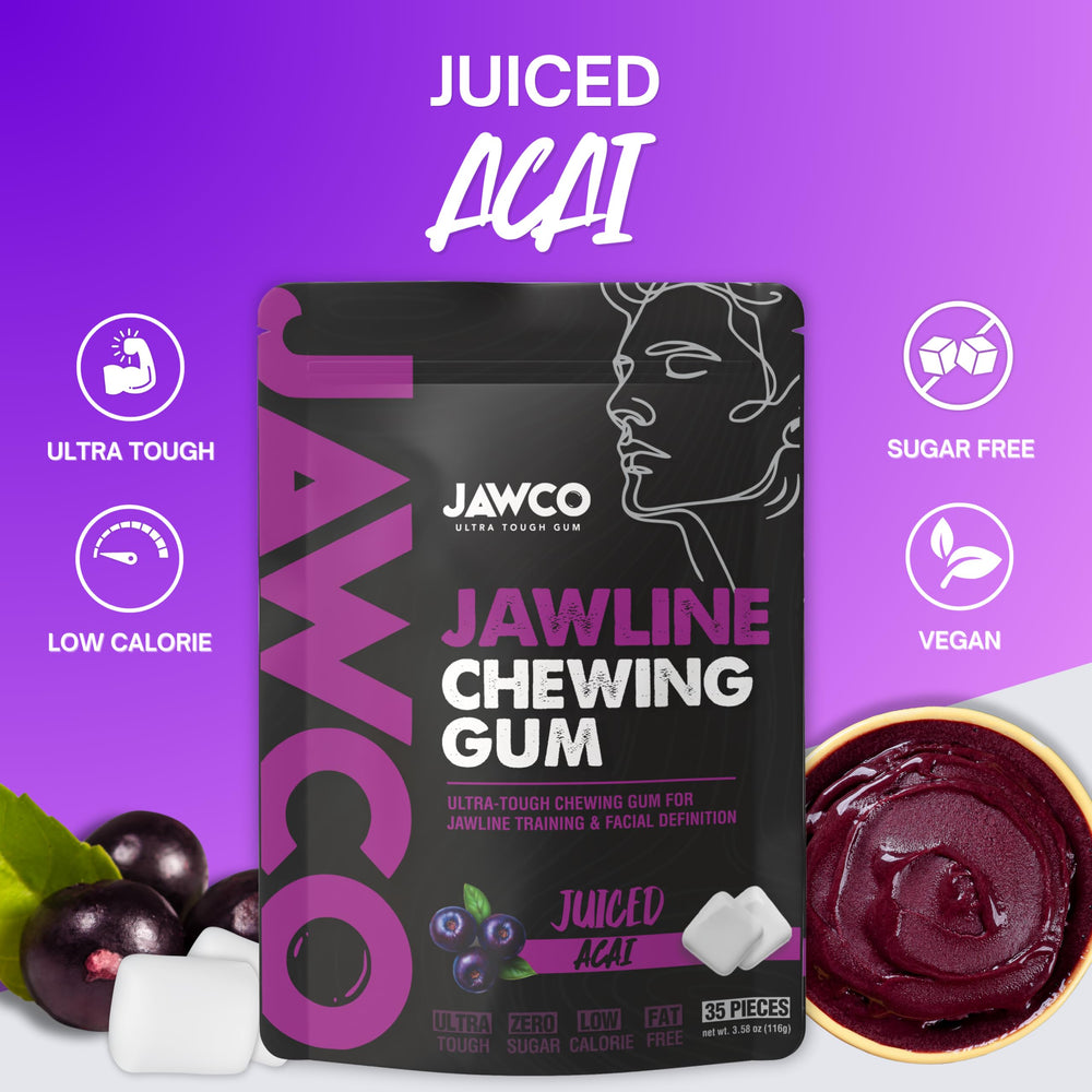 JAWCO Ultra-tough chew close-up showing resistance for jaw training.