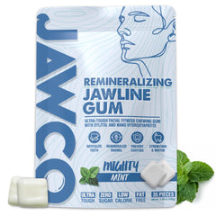 JAWCO ultra-tough jawline gum pack for daily jaw workouts.