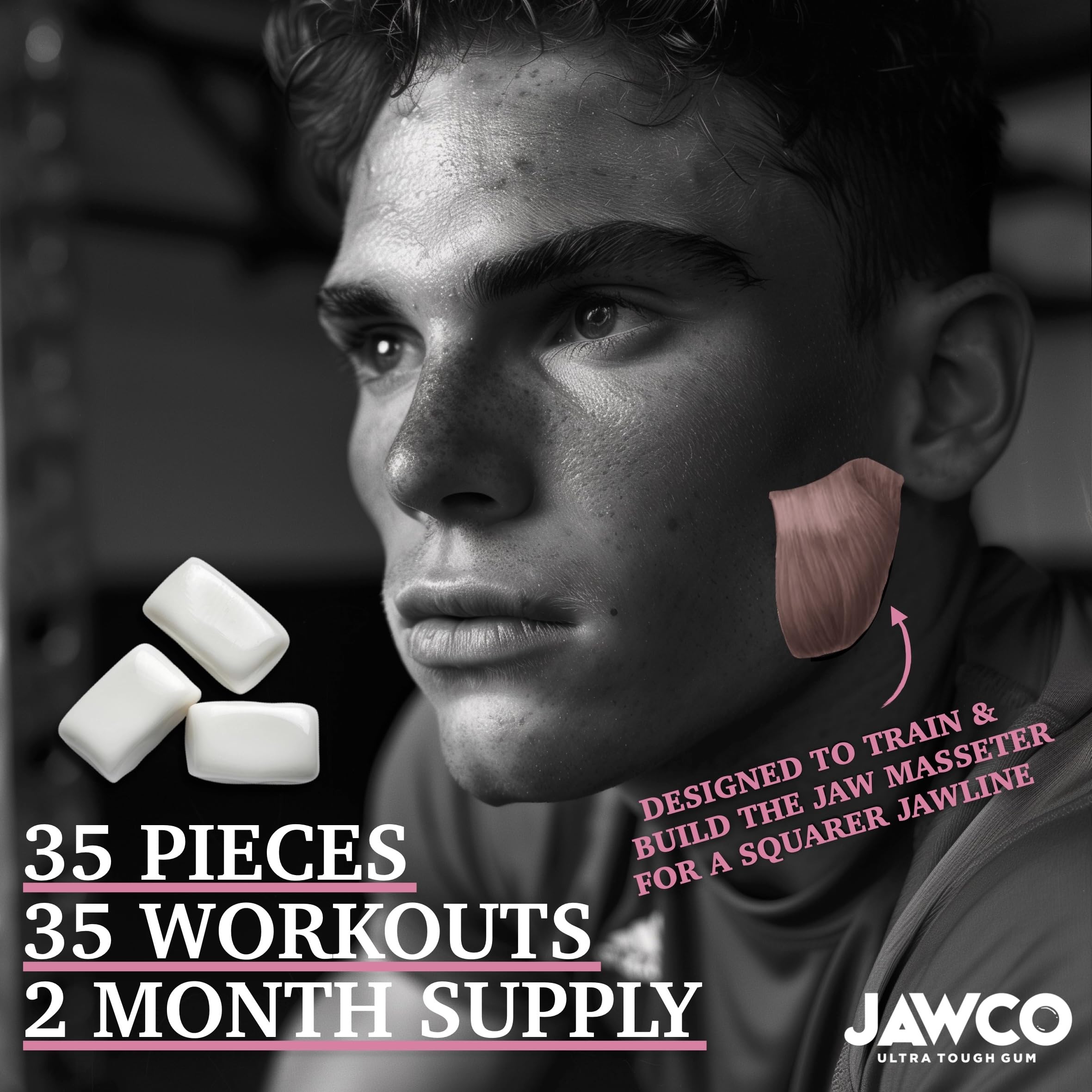 JAWCO Vegan Sugar-free Formula supports clean chewing.