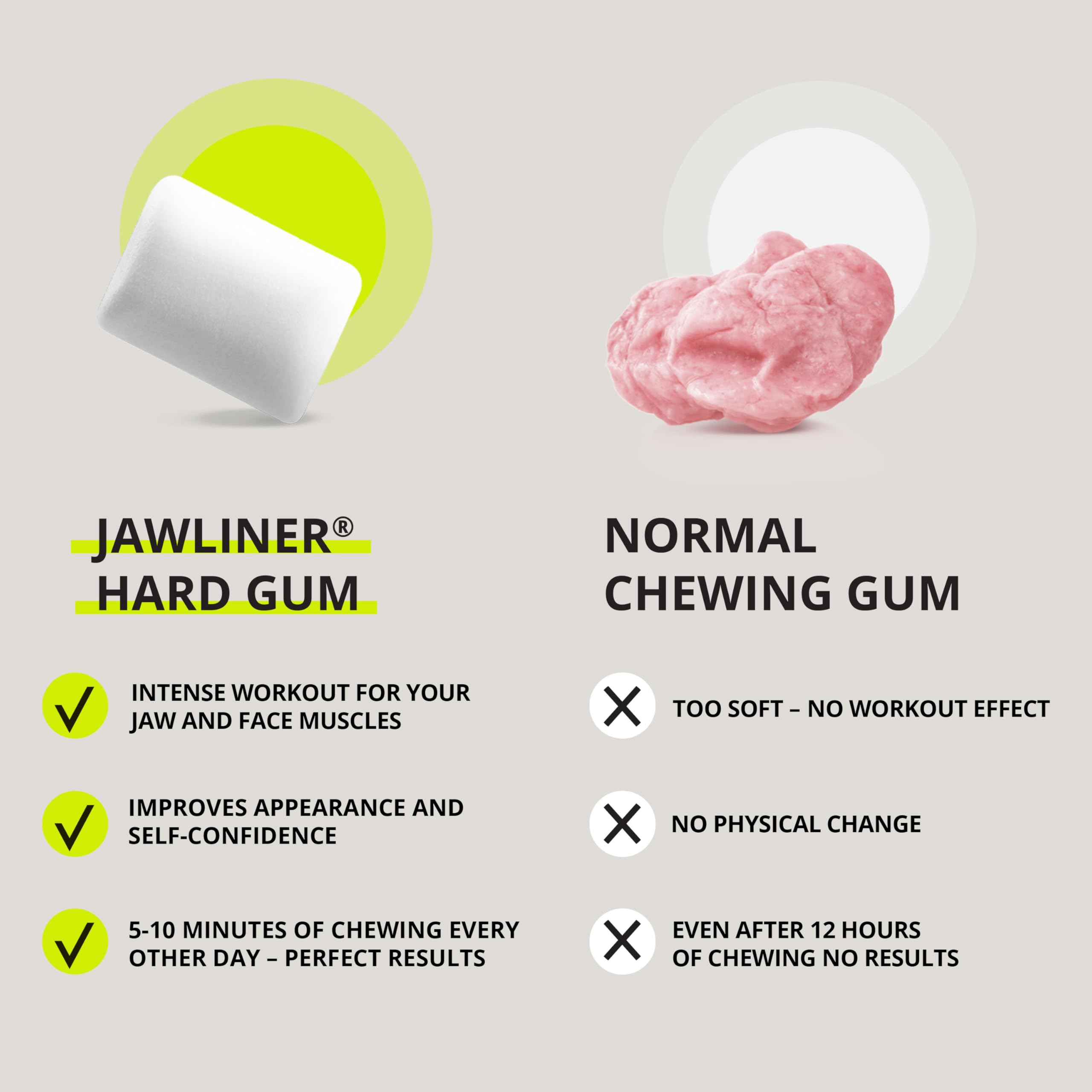 Jawliner mango flavor sample showing pleasant taste during exercise.