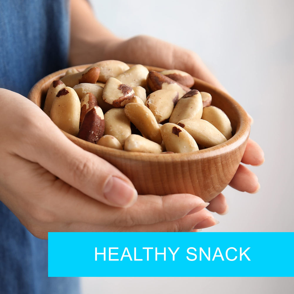 Brazil nuts arranged on a snack board highlighting premium flavor and versatility.