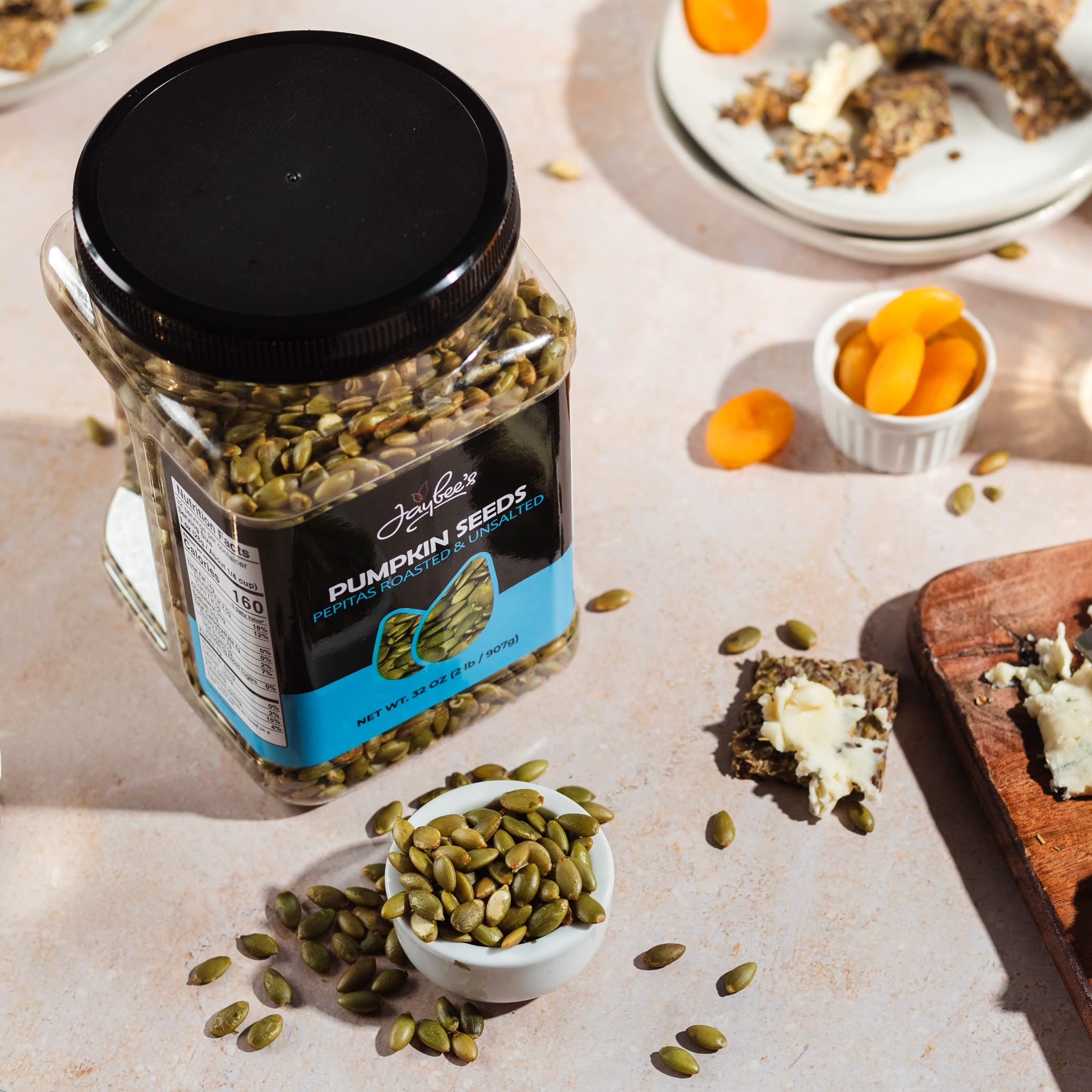 Jaybee's pepitas boost flavor and texture in baking and snacks.