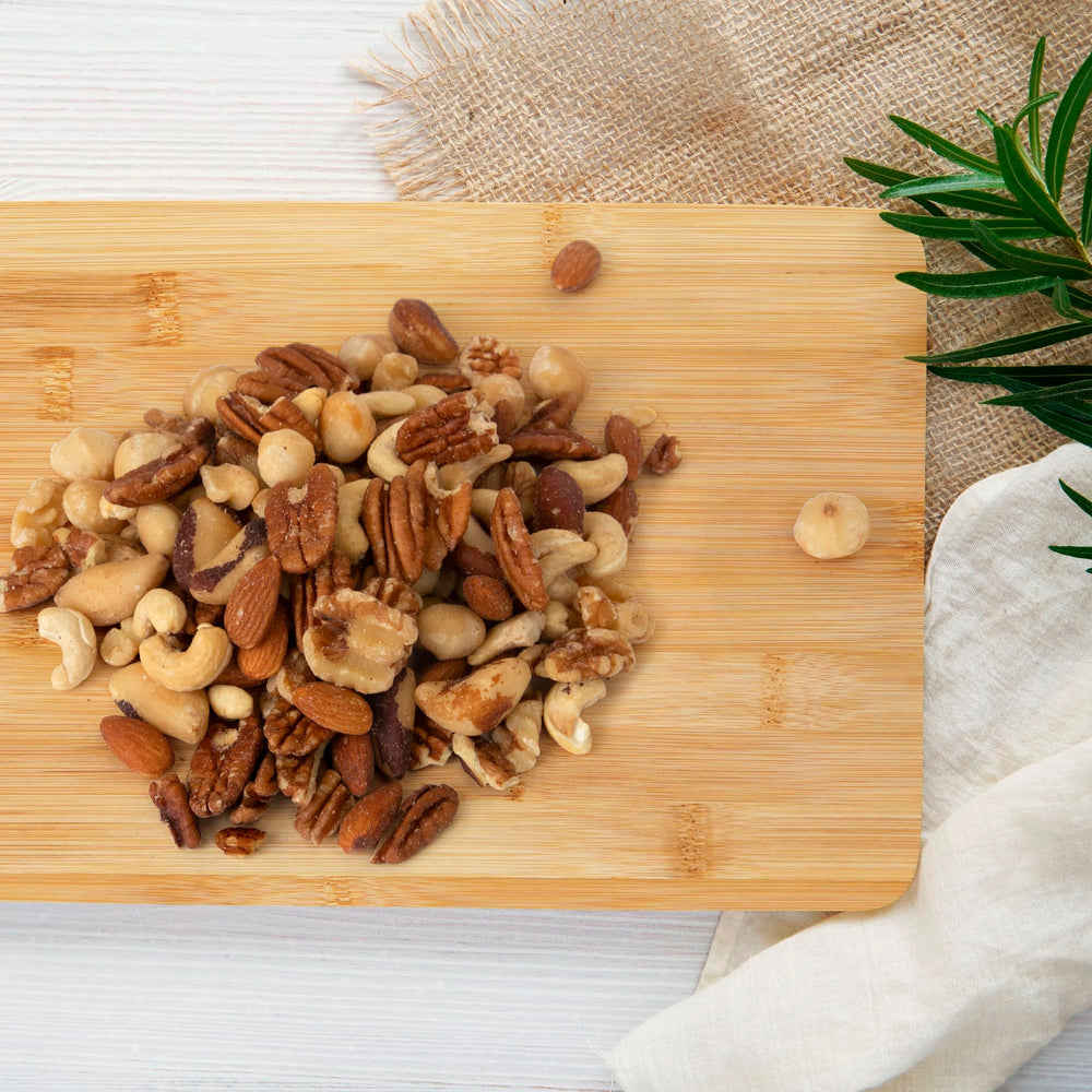 Jaybee's Raw Deluxe Mixed Nuts—Brazil nuts provide earthy flavors for variety