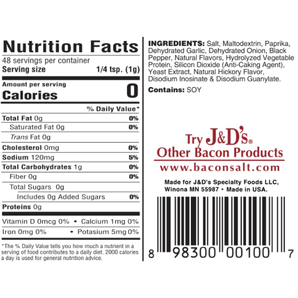J&D's Bacon Salt Original on fries adds crisp flavor