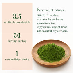 JEAU CHAU matcha bowl with bamboo whisk for whisking.